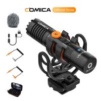 ราคา COMICA VM10 Pro Shotgun Microphone Plug and Play แบบไม่มีแบตเตอรี่พร้อม Shock Mount, Gain Control และ Wind Muff, ไมโครโฟนวิดีโอสําหรับสมาร์ทโฟน, กล้อง DSLR, Comp (22685496425)