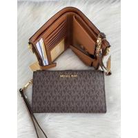 ราคา MK MichaelKors Jet Set Travel Large Double Zip Wristlet ใบยาว #35F8GTVW0B (26259496955)