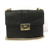 ราคา กระเป๋ามือสอง ของแท้ ยี่ห้อ Charles & Keith หนังแท้ สีดำ 8 1/2 นิ้ว พร้อมส่ง (13268018317)