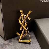 ราคา เข็มกลัดSaint Laurent แบบ Retro กับ Element ลายพังยุค ออกแบบอย่างประณีต เพื่อความหรูหราในสไตล์แฟชั่น (48954053811)