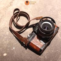 ราคา สายคล้องกล้องหนังวัวแฮนด์เมดที่ทนทานเป็นพิเศษใน Dark Brown RAM A22 สําหรับ Canon, Nikon, Sony, Fujifilm (25177950015)