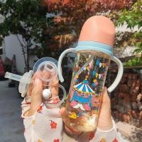 ราคา ขวดนมเด็ก BPA ฟรี 3 ใน 1 ขวดนม 10 ออนซ์ PP ขวดนม ขวดนมทารกแรกเกิด ขวดนม ขวดนมคอกว้าง (44067756427)