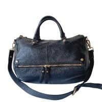 ราคา Sisley กระเป๋าถือหนังแท้ สีดำ⚽️ (24666865326)