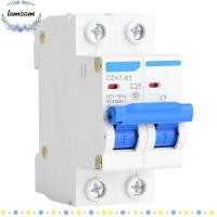 ราคา LAMOO 2P Circuit Breaker, 25A/40A/50A/63A 2P 400V AC Circuit Breaker, ทนทาน DZ47-63 เบรกเกอร์รั่วป้องกันการรั่วซึม (48004956465)