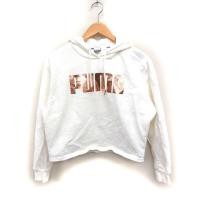 ราคา PUMA Hoodie lame White Direct from Japan Secondhand (45154027060)