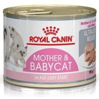 ราคา Royal Canin Mother & Babycat Mousse 195g รอยัล คานิน อาหารเปียกแมวกระป๋อง สำหรับลูกแมว แม่แมวให้นม (22372282863)