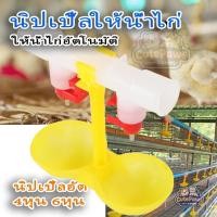 ราคา พร้อมส่งนิปเปิ้ลให้น้ำไก่ ให้น้ำไก่อัตโนมัติ นกกระทา แบบแฝด นิปเปิ้ลแฝด นิปเปิ้ลอัต 4หุน 6หุน (27333380752)