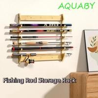 ราคา ชั้นวางโชว์คันเบ็ด อควาบี้,ชั้นเก็บของคันเบ็ดติดผนังไม้ไผ่,ที่ใส่คันเบ็ดประหยัดพื้นที่ความจุขนาดใหญ่ที่ทนทานอุปกรณ์ตกปลา (42277800227)