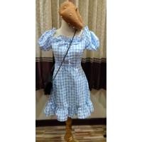 ราคา เดรสลายสก๊อต สก็อต แขนตุ๊กตา งานป้าย nuy shop (2805947333)