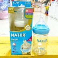 ราคา เนเจอร์ ขวดนมสีชา คอกว้าง 4ออนซ์ NATUR SMART biomimic PES พร้อมจุกนมเบอร์ S ไม่ดูดไม่ไหล Anti-Colic (6212200940)