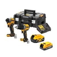 ราคา DeWALT DCK2050P1E1T-B1 ชุดสว่านคอมโบเซ็ต DCF850 + DCD805 (22051959948)