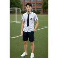 ราคา cp153.8 ชุดนักเรียนนานาชาติ ชุดนักเรียนอินเตอร์ ชุดนักเรียนชายญี่ปุ่น ชุดนักเรียนชายเกาหลี (50851831110)