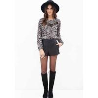 ราคา Forever21 เสือแขนยาวผ้าชีฟอง ลายสวย กระดุมหลัง แต่งด้วยลูกไม้ช่วงอก แบรนด์แท้ มือ 1 ส่งฟรีค่า TOP08 (2114245693)