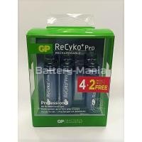 ราคา ถ่านชาร์จ GP recyko pro AA 2000 mAh แพ็คสุดคุ้ม 6 ก้อน คลายประจุช้า ประหยัดสุด ๆ ของแท้ มีประกัน (618706543)