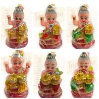 ราคา กุมารนั่ง กุมารกวัก กุมารเรียกทรัพย์ กุมารกวักเงินทอง หน้าตัก 3 นิ้ว แต่งผ้าจริง ประดับคริสตัล (21675116173)