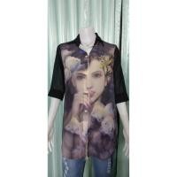 ราคา เสื้อเชิ้ตแฟชั่น สีดำ งานป้าย My Shop (13544127905)