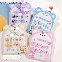 ราคา SERENDIPITY 12 ชิ้น/เซ็ตเด็กเล็บปลอม, Kuromi My Melody เด็กการ์ตูนเล็บปลอม,คลุมทั้งหมดเล็บเคล็ดลับ Pochacco สุนัขเล็บอุปกรณ์เสริมเด็กเล็บปลอม Extension (53853157137)