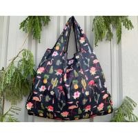 ราคา ถุงผ้าพับได้ ใบใหญ่ กระเป๋าผ้าพับได้ ลายการ์ตูน Shopping bag ลดโลกร้อน ลดขยะพลาสลิก (5310858481)