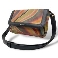 ราคา PAUL SMITH SWIRL PATTERN WOMEN'S CROSSBODY BAG มือสอง สภาพดีมาก 90% ลาย signatureแท้ (25741676638)