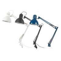 ราคา โคมไฟขาหนีบ 2STEPองศา รุ่นคอยาวพิเศษ ปรับได้360องศา และก้มเงียอีก180องศา สีดำ/ขาว /น้ำเงิน โคมไฟ OTANI (24271488158)
