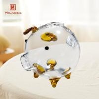 ราคา [สวัสดี] แก้วใสหมูกระปุกออมสินเงินประหยัดธนาคารแปลกขวดเล็กๆประหยัดกล่องเงินขวดเก็บกระปุกออมสินน่ารักเทศกาลของขวัญ (57604951386)