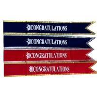 ราคา สายสะพายปัจฉิม ผ้ากำมะหยี่ congratulations (1812153511)
