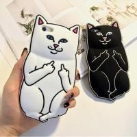 ราคา IPhone 5 5s SE 6 6s 7 6Plus 7Plus Case RIPNDIP Cute Cat Silicone Cover (47251289223)