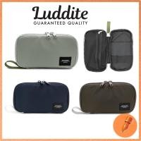 ราคา [Luddite] Round Zip Pencil Case - Carry Case in Navy, Gray, and Brown (27380486288)