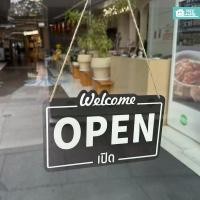 ราคา ป้ายแขวน 2หน้า ปิด เปิด ป้ายเปิดปิด ป้ายประตูร้านแ OPEN/CLOSED ป้ายร้านอาหาร ทำจากแผ่นไม้ ไม่บวมไม่ลอก แถมเชือก ตะขอ (53402751407)