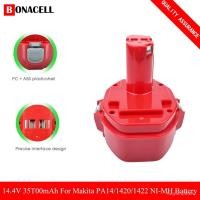 ราคา Bonacell PA14 เครื่องมือไฟฟ้าแบตเตอรี่ 3.5Ah NI-MH สำหรับ Makita 14.4V สว่านไขควงไร้สายแบตเตอรี่ 1420 143 (19915651851)