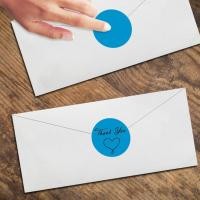 ราคา SIY 500pcs รอบสติกเกอร์ Handmade ป้ายซีลสําหรับ DIY กล่องแพคเกจซองจดหมาย Scrapbooking เครื่องเขียนสติกเกอร์งานแต่งงาน Dec (26443640311)