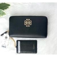ราคา Tory Burch Britten Zip Continental Wallet (51604449432)