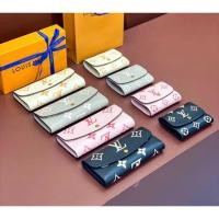 ราคา หลุยส์ วิตตông แบบใหม่ ผลิตจากหนังวัว กระเป๋าสตางค์ขนาดเล็ก สำหรับผู้ชายและผู้หญิง ใส่บัตรได้หลายใบ (46903060467)