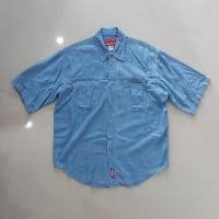 ราคา เสื้อเชิ้ตยีนส์แขนสั้นวินเทจ Marlboro Country Store (28665556648)