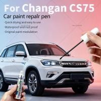 ราคา สําหรับ Changan CS75 รถซ่อมสีปากกา Touch Up Scratch Remover DIY อุปกรณ์เสริมอัตโนมัติสีดํา Y88 สีขาว 226 สีฟ้าสีแดงเงินสีเทา Y24 (44554147776)