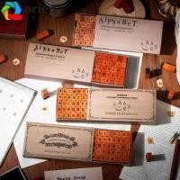 ราคา ORIEN 70 ชิ้นชุดแสตมป์ยางไม้, ด้ามไม้หัตถกรรมตัวอักษรแสตมป์, ทนทานขนาดมาตรฐานตรายางชุดแสตมป์จํานวน (45053273475)