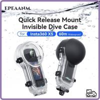 ราคา EPEAA ที่มองไม่เห็น Dive , 60M กันน้ํา, คุณภาพสูงพร้อมฝาครอบเลนส์ Hard Housing Cover สําหรับ Insta360 X5 อุปกรณ์เสริมสําหรับกล้อง Action (54004576663)