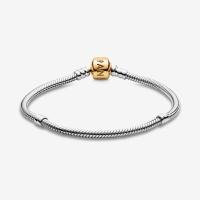 ราคา Pandora Moments Snake Chain Bracelet ของแท้ 16ซม เส้นสุดท้าย หน้าเว๊ปขาย3150฿ (27955783122)