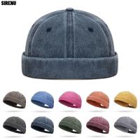 ราคา SIRENU Beanies หมวก, ผ้าฝ้ายสีทึบหมวกฮิปฮอป, แฟชั่น Brimless ปรับ Hip Hop Street หมวกผู้ชาย (57952874428)