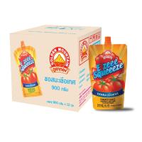 ราคา ตราภูเขาทอง ซอสมะเขือเทศ อีซี่สควิซ 900 ก. (1ลังมี12ถุง) (13118831978)