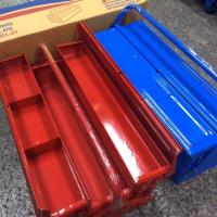 ราคา MITSANA กล่องเครื่องมือ กล่องเหล็ก 2 ชั้น 21 นิ้วรุ่น 04 น้ำเงินหรือ แดง ขนาด 205 x570 x180 mm (2813207143)