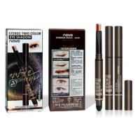 ราคา อายแชโดว์ novo รุ่นใหม่ล่าสุด!! NOVO Stereo Two Color Silky Eyeshadow (428701626)