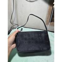ราคา กระเป๋าสะพายข้างลายดอกไม้ สีดำ มือสอง (26689403087)