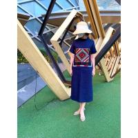 ราคา เดรสใยกัญชงประดับผ้าชนเผ่าไทดำเรียบหรูสวยงาม (16091250450)