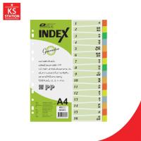 ราคา OST INDEX คั่นแฟ้ม ก-ฮ A-Z 1-12 12 เดือน สี 12 ช่อง อินเด็กซ์ พลาสติกคั่นเอกสาร 11 รู A4 (52802262222)