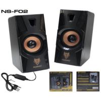 ราคา NUBWO NS-F02 ลำโพง USB Speaker คอมแจ็ค USB/แจ็ค 3.5 เสียงดี (6259218455)