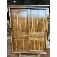 ราคา ตู้เสื้อผ้าบาน5เต้าสไลด์ไม้สักทองแท้100% ❤️ (18049849667)