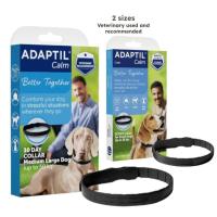 ราคา Adaptil Calm Collar สําหรับสุนัข 2 ขนาด Calm On-the-Go Collar, ช่วยให้สุนัข Cope พร้อมความเครียดและความวิตกกังวล Calming Posemon Collar สําหรับสุนัข (27355330078)