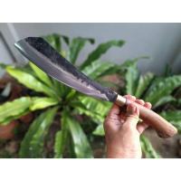 ราคา ปารัง มีดแรมโบ้ อีโต้ Parang Rambo Chopper knife มีดเดินป่า มีดแคมป์ อีตัด ใบ 9.3” ตีร้อนชุบแข็ง ผิวไฟ ด้ามไม้ตะเคียนหิน (13279008388)