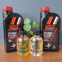 ราคา น้ำมันโช๊ค YSS FORK FLUID 20W,15W สังเคราะห์แท้ 100% [ราคา สินค้าแบ่งขาย] น้ำมันโช๊ค รับประกันของแท้ (19753329104)